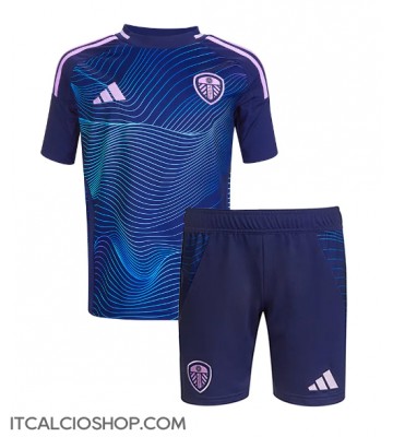 Leeds United Terza Maglia Bambino 2024-25 Manica Corta (+ Pantaloni corti)